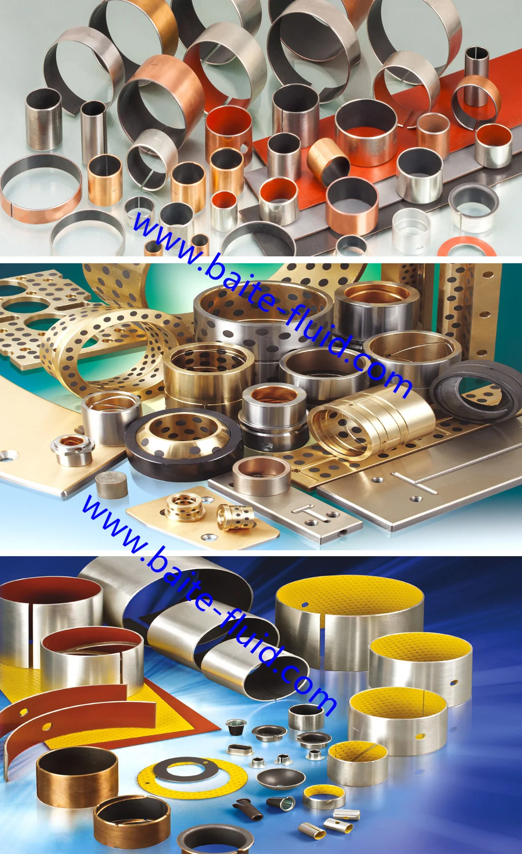 Oil Free Self Lubricating Bearings Porous Bronze Bush Metric Metallic Self Lubricating Bearing