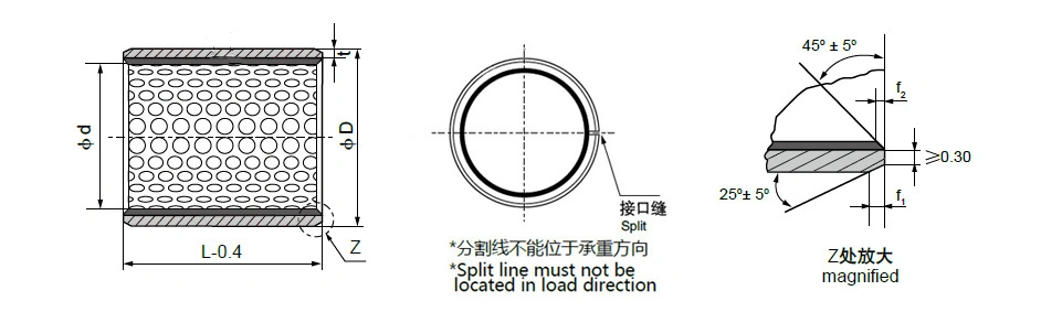 Bimetal Bushing Composite Oilless Bush Bearing Custom Made